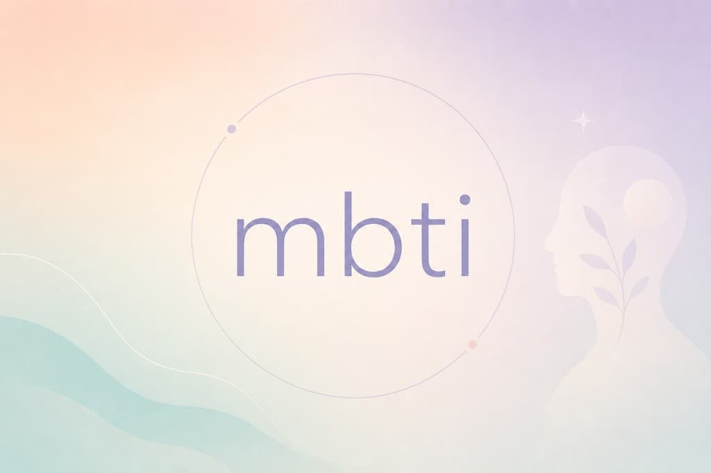 MBTI 성격유형 테스트